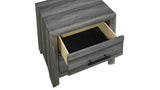 Denver Modern Style 2-Drawer Night stand Made with Wood in Gray B009P272309