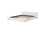 Cozy White Bouce Upholstered Bed - A Dreamy Addition to Your Bedroom, Full N769P365684A