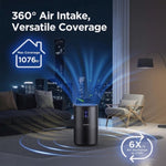 ZUN MOOKA Air Purifiers for Home Large Room up to 860ft², H13 True HEPA Air Filter Cleaner, Night 47494820