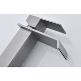 Waterfall Spout Single Handle Bathroom Sink Faucet W2287P168571