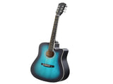 41" Acoustic Guitar for Beginners Adults, Dreadnought Cutaway Basswood Folk Guitar with Gig Bag & 15396249