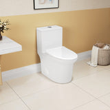 1.1/1.6 GPF Elongated Comfort Height Super Quite Flushing Floor Mounted One-Piece Toilet, CUPC B2724P246931