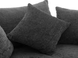 Orisfur. 360&deg Swivel Accent Barrel with Storage Ottoman & 4 Pillows, Modern Chenille Leisure WF323718AAE