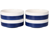 10 OZ WhiteBule Ceramic Bowls Set of 4 - Cereal Bowl,Soup Bowls for Kitchen, Ramen Bowl, Microwave 77989432