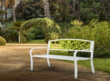 50" Iron Outdoor Courtyard Decoration Park Leisure Bench 33511876