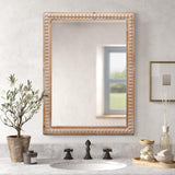 22x30 Inches Wood Framed Mirrors for Bathroom,Wooden Frame Wall Mirror Farmhouse Wall Mounted W2295P290649