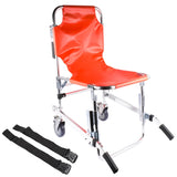 Foldable Lightweight EMS Stair Chair with Brake, Medical Emergency Evacuation Lifting Climbing 03231191