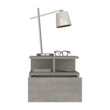 Nightstand Floating Flopini, Bedroom, Concrete Gray B092142830