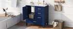 ZUN 30" Bathroom Vanity , Modern Bathroom Cabinet with Sink Combo Set, Bathroom Storage Cabinet with a WF321698AAC