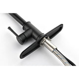 Single Handle High Arc Pull Out Kitchen Faucet,Single Level Stainless Steel Kitchen Sink Faucets W2287141940