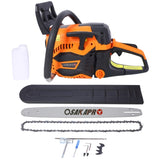 62CC Gas Powered Chainsaw, 20 Inch 2-Cycle Petrol Handheld Chain Saw, Gasoline Gas Chainsaws for W465P209765