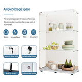 Tempered Glass Display Cabinet,Wine Cabinet, Storage Cabinet,File Cabinet, Tempered Glass W3155P268184
