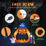 6.9ft Pumpkin Inflatable Halloween Decoration 23910280