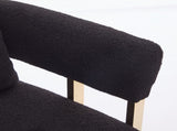 TS Modern decorative chair, living room side chair with gold metal legs, no wheels, suitable for 64040358