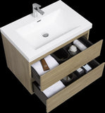 ZUN 30" Floating Bathroom Vanity with Sink, Modern Wall-Mounted Bathroom Storage Vanity Cabinet with W1573P152696