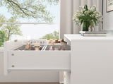 Modern 6-Drawer Dresser, Chest of Drawers for Bedroom, Living Room, Hallway, and Entryway - Large W409P307526
