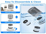 72000 Times/Min Tapping Mattress Vacuum Cleaner with UV-C Sanitizing Light, 9000PA & 15000PA Dual 87438808