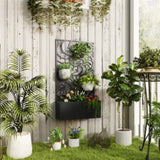 Garden Bed Galvanized PlanterGarden Bed with Privacy Pan 18126722