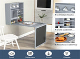 Gray wall mounted office desk 67652279