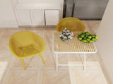 Holiday - 2-Pack Modern Lounge Chairs Indoor/Outdoor All-Weather PP Plastic, Lightweight for W3450P323313