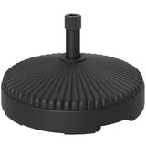 Black Round Patio Umbrella Base Holder 14350480