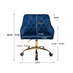 ZUN Swivel Shell Chair for Living Room/Bed Room, Modern Leisure office Chair 59944239