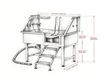 Stainless Steel Dog Washing Station 17810615