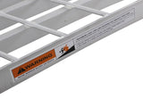7.5ft 2pcs Heavy Duty Four-section Aluminum Arched ATV UTV Ramps Silver 48101544