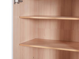 67.2" Tall Bathroom Storage Cabinet with Tempered Glass Doors, Adjustable Shelves & Drawer Modern 92027063