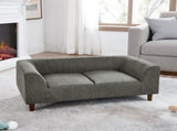 Pet sofa with backrest and armrests, modern rectangular pet sofa suitable for medium and large dogs, W487P228083