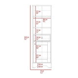 Alaskan Linen Cabinet, One Drawer, Single Door Cabinet B128P148853