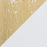 Claudia 20" Contemporary Ceramic Accent Lamp in Misted Yellow Ceramic, Polished Nickel Accents and B202P224015