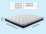 Alwyn Home Innerspring Mattress Medium Hybrid Mattress in a box With Certipur-US Certified Pocket W3203P293165