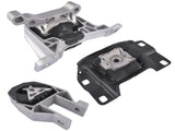 3Pcs Engine Mount Set A5592 A5520 A5612 for 2013-2016 Ford Escape 1.6L, 2017-2019 1.5L 92054507