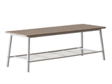 6-Piece Modern Dining Set for Home, Kitchen, Dining Room with Storage Racks, Rectangular Table, 53776053
