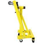 ZUN Folding Engine Stand 2000 LBS Capacity Motor Hoist 360 Degree Adjustable Mounting Head Dolly Mover 77733033