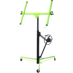 ZUN Drywall Lift Panel 11' Lift Drywall Panel Hoist Jack Lifter,GREEN+BLACK W465121421