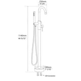 Freestanding Bathtub Faucet with Hand Shower W1533125166