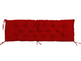 Outdoor Swing Cushions 60 Inch, Waterproof 4" Thick Porch Swing Cushion Replacement with Backrest 15898903