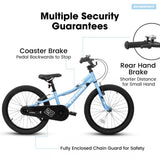 A20117 Kids' Bike 20 Inch Wheels, 1-Speed Boys Girls Child Bicycles For 3-5Years, Front V Brake, W2563P305447
