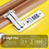 Luggage Sets 4 Piece, Expandable Lightweight Suitcase with 4 Double 360 Degrees Mute 16337319