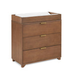 ZUN Pixie 3 Drawer Dresser in Walnut B022P204849