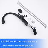 Stainless Steel Pull Out Kitchen Faucet W1217125154