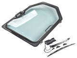 Front Door Frame & Window Assembly with Wiper Motor Replacement for Bobcat S130 S150 S160 S175 27384933