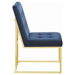 ZUN Tufted Back Upholstered Dining Chair B062P153698