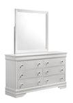 ZUN Blaze Modern Style 6- Drawer Dresser Made with Wood in White B009P286630