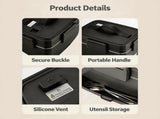 Banned for Amazon 90W Car Electric Heating Lunch Box, 12V/24V/110V Portable Food Warmer, Black 35603882