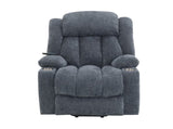 Blue Power Lift Recliner with Heating and Massage B062P215447