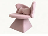 Vanity Chair with Butterfly Back,Swivel Accent Chair Dining Chairs,Makeup Stool for Bedroom Dressing 45043007