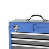 ZUN Rolling Garage Workshop Tool Organizer: Detachable 3 Drawer Tool Chest with Large Storage Cabinet W1239132611